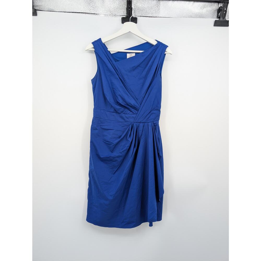Suzi Chin For Maggy Boutique Women's 6 Cobalt Blue Dress Career Office Wedding